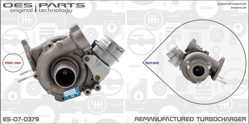 OES PARTS Компрессор, наддув ES-07-0379